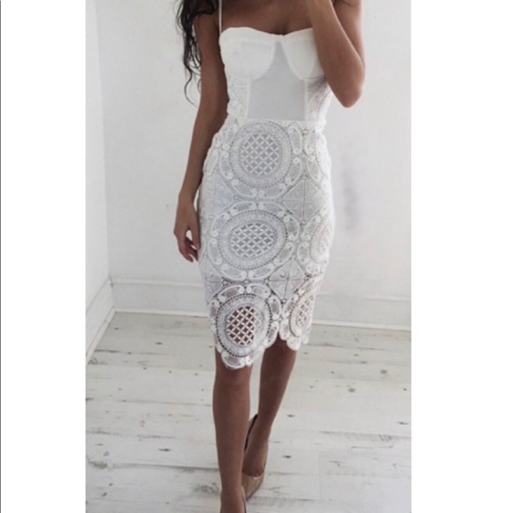 Peppermayo Make You Mine Lace Dress